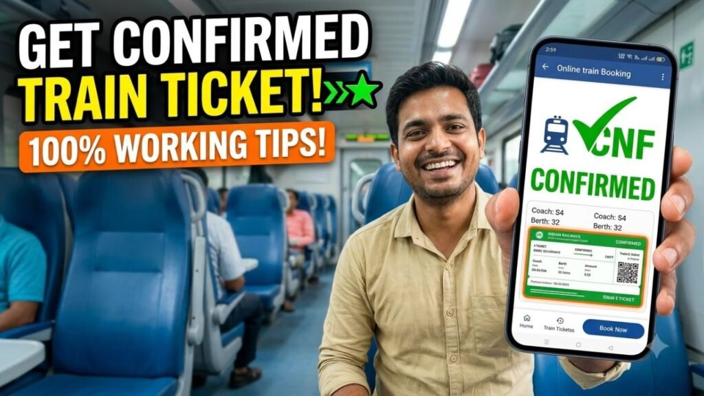 confirmed train ticket